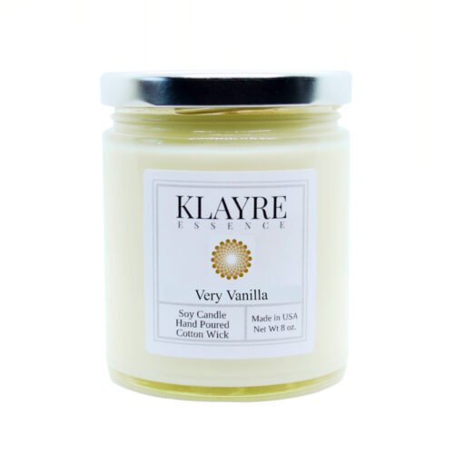 Very Vanilla Scented Soy Candle 8oz
